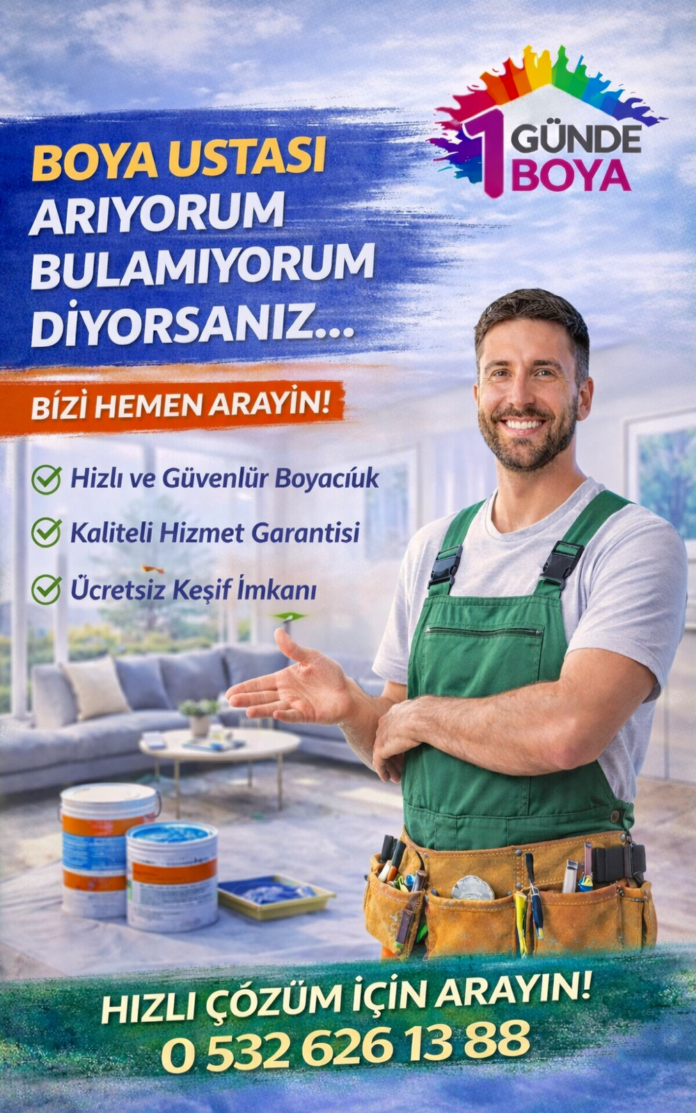 Boya badana ustası arıyorum
